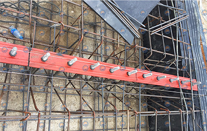 螺栓、墊板預(yù)埋焊接