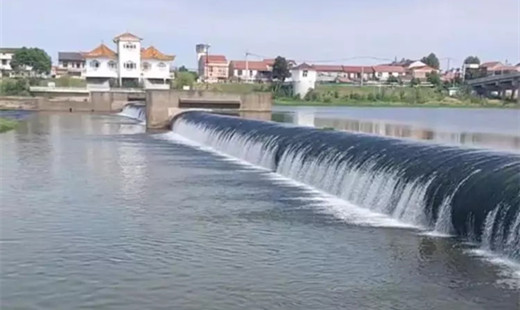 沙河橡膠壩蓄水，為3.75萬畝農(nóng)田解渴