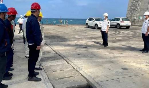 陽(yáng)江陽(yáng)西海事處指導(dǎo)陽(yáng)西電廠煤碼頭溢油防污應(yīng)急演練